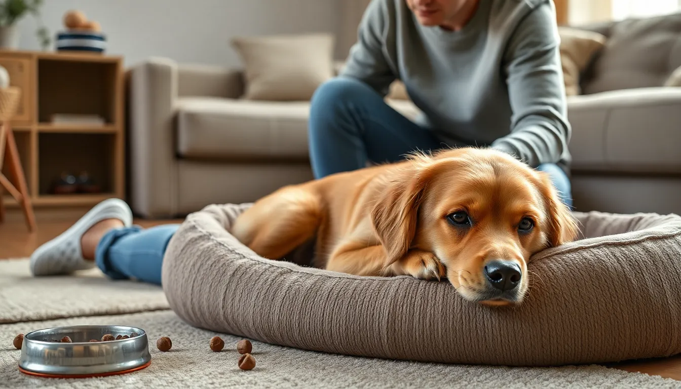 밥 안 먹는 강아지