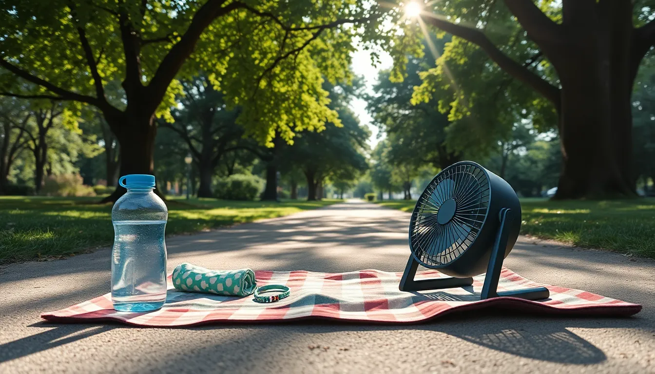 더운 날씨에 지친 강아지