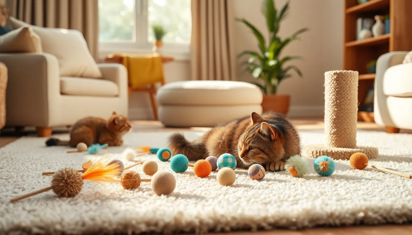 귀여운 고양이 장난감