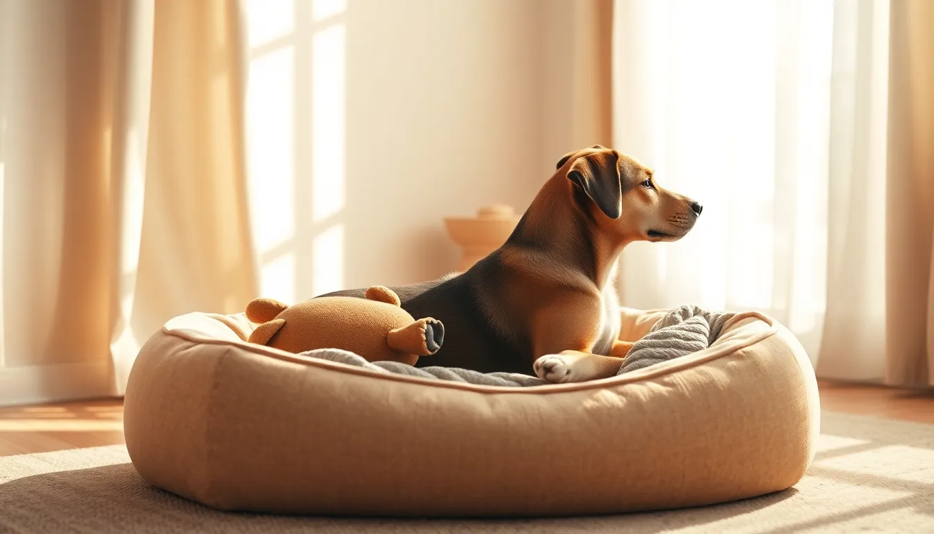 강아지 분리불안 훈련하는 모습