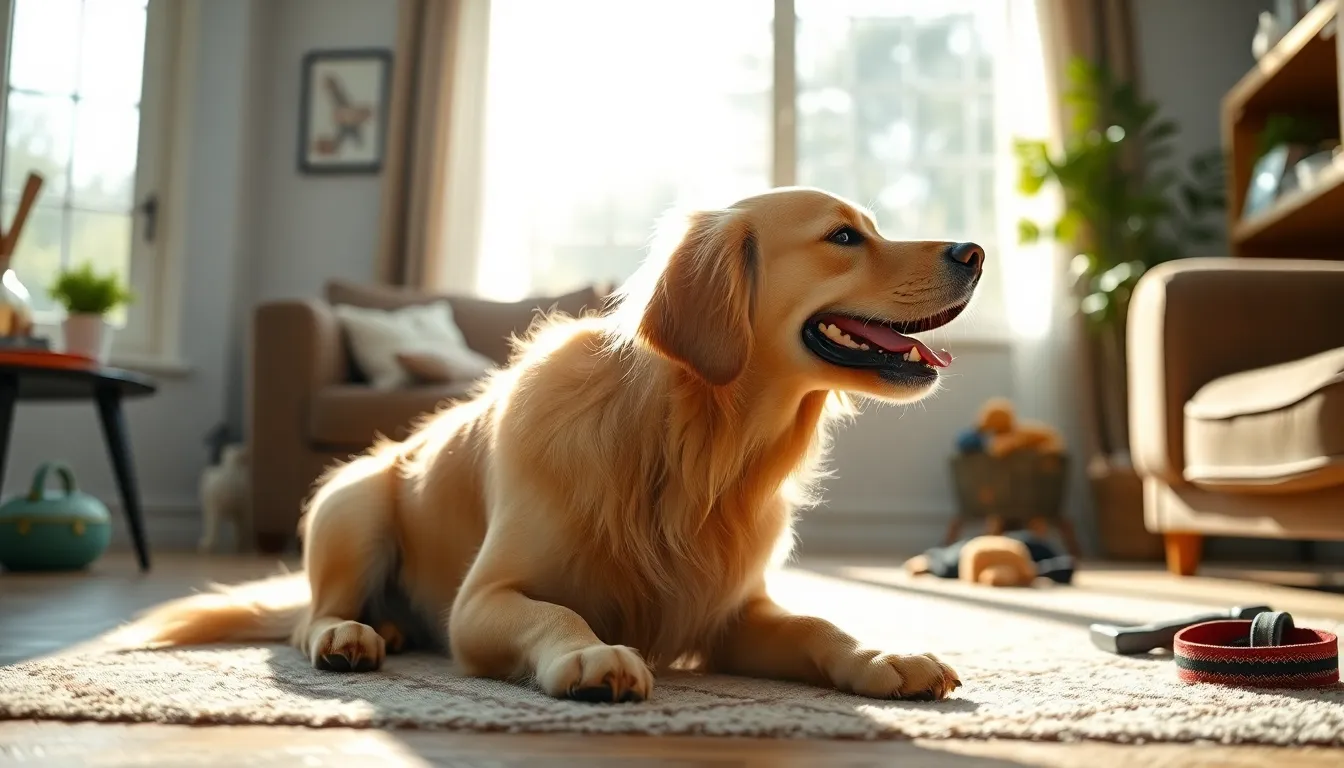 강아지 장난감으로 신나게 노는 강아지 이미지