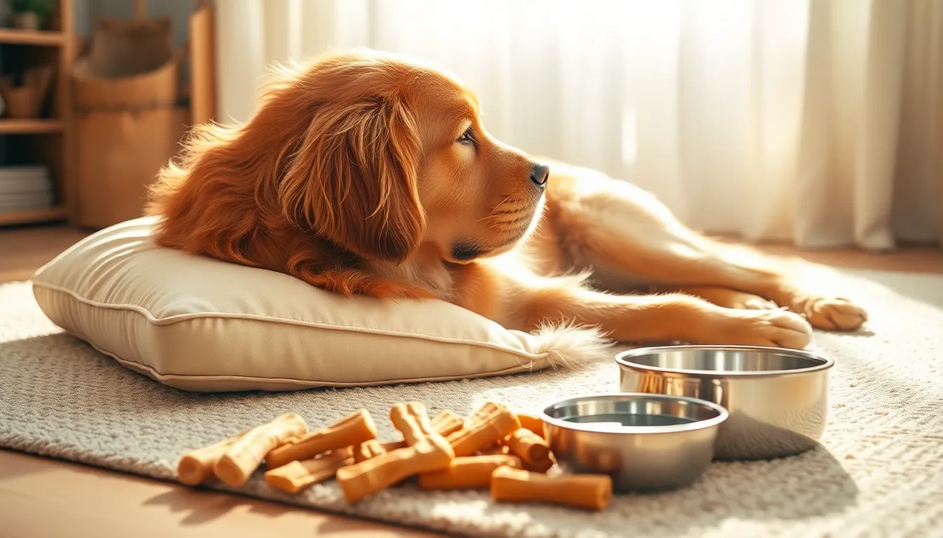 강아지 양치질하는 모습