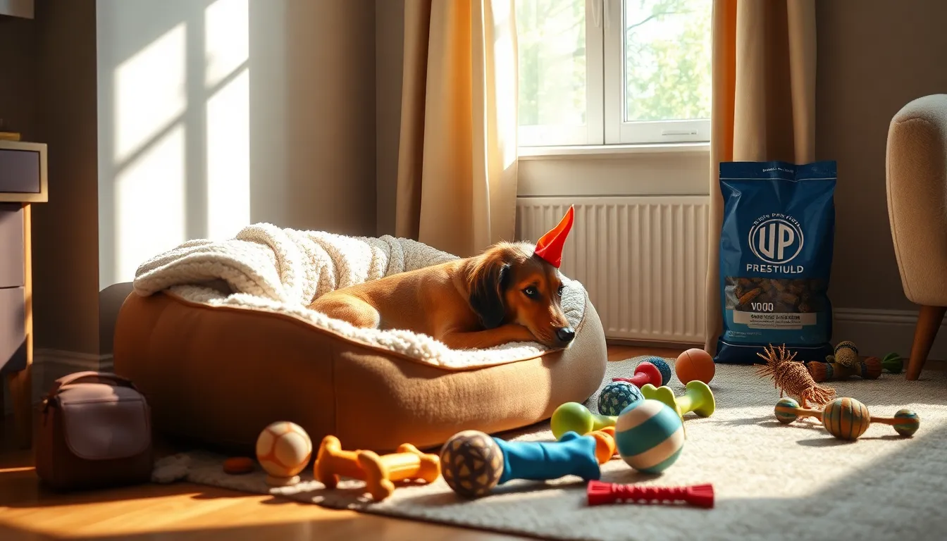 아이와 강아지가 함께 노는 모습