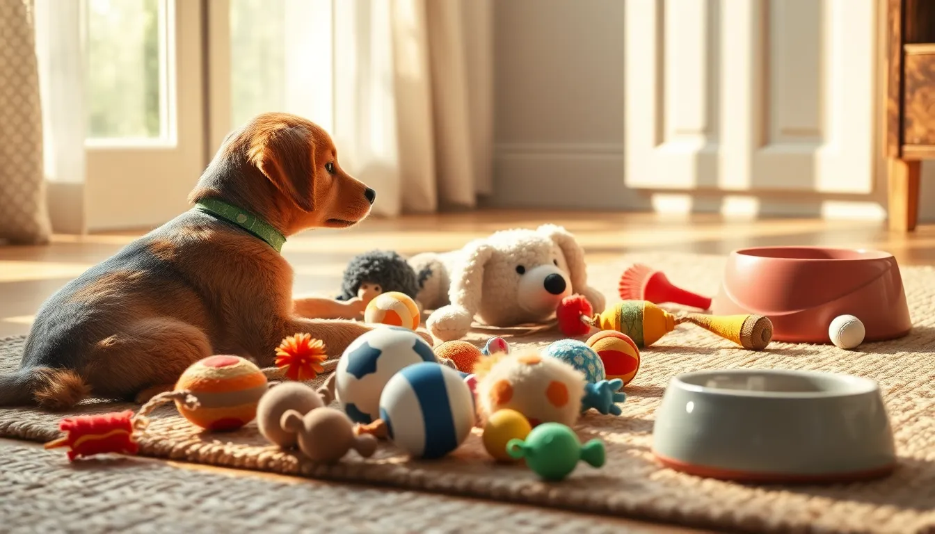 강아지와 고양이의 행복한 순간