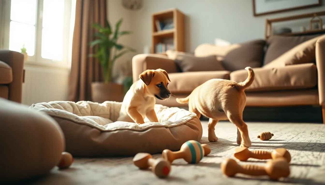 행복하게 잠든 강아지 이미지