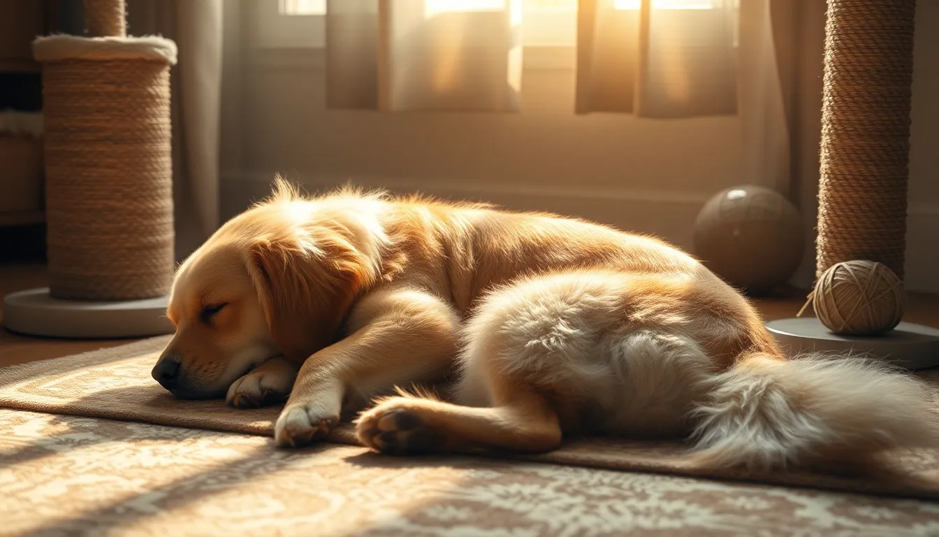 반려동물과 행복하게 놀아주는 모습