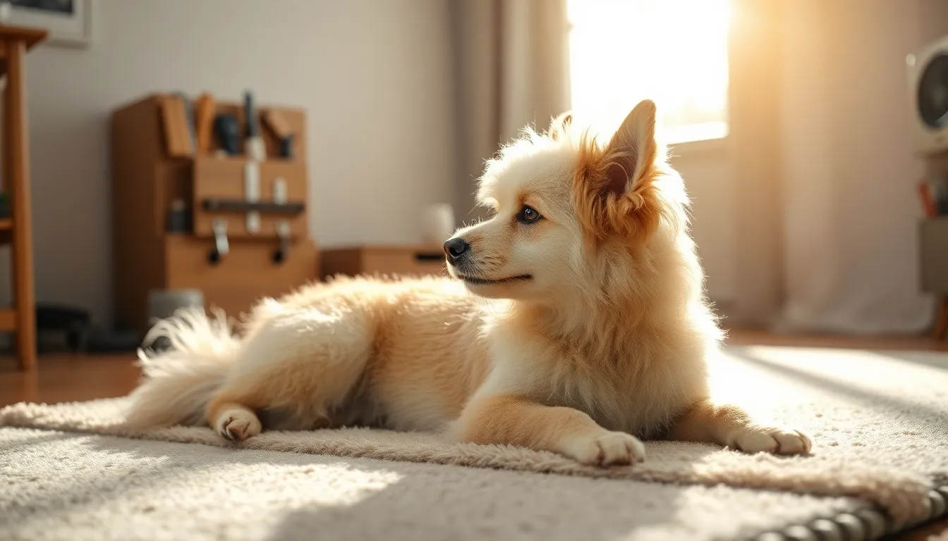 강아지 미용 이미지