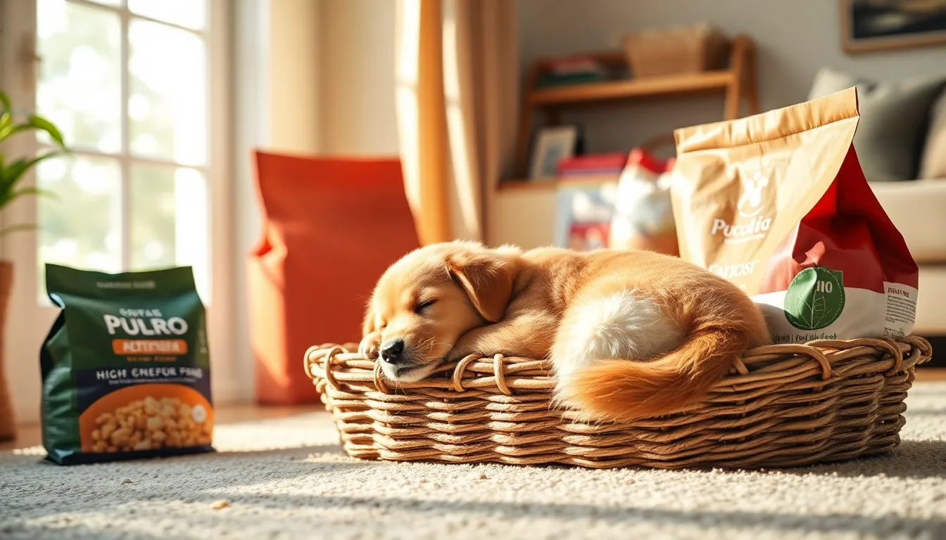 강아지와 고양이가 함께 행복하게 놀고 있는 모습