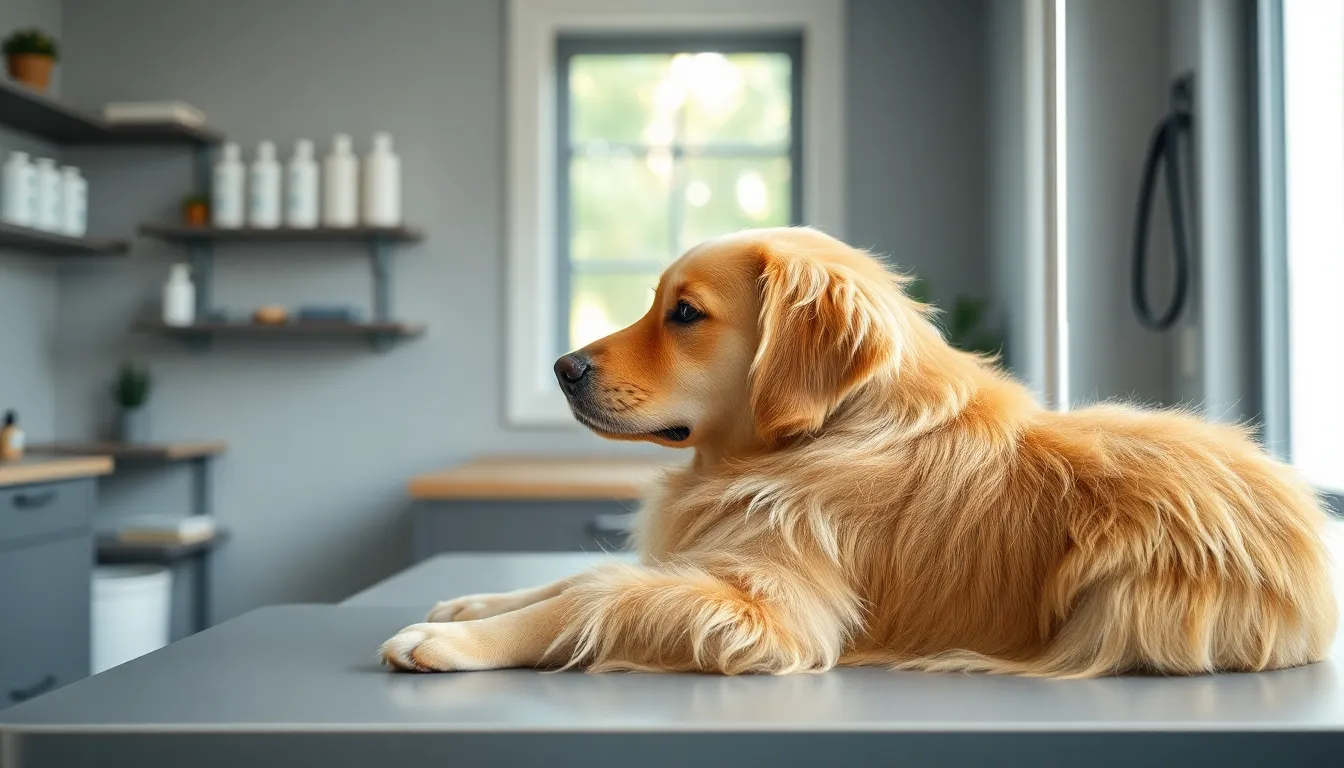 강아지 미용 후 깨끗해진 모습