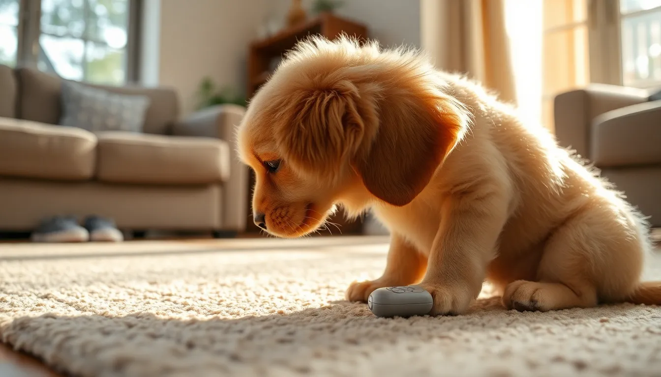 강아지 훈련 사진