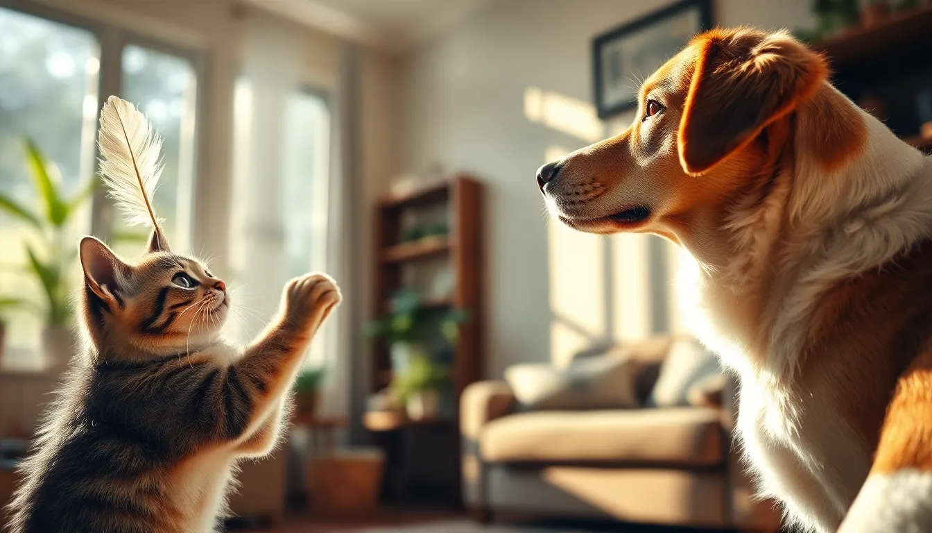 행복하게 뛰어노는 강아지들 이미지