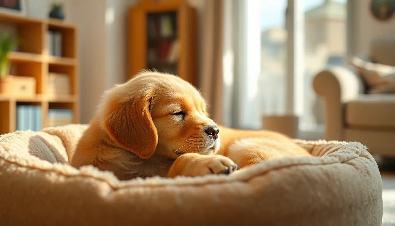 강아지와 고양이가 함께 행복하게 쉬는 모습