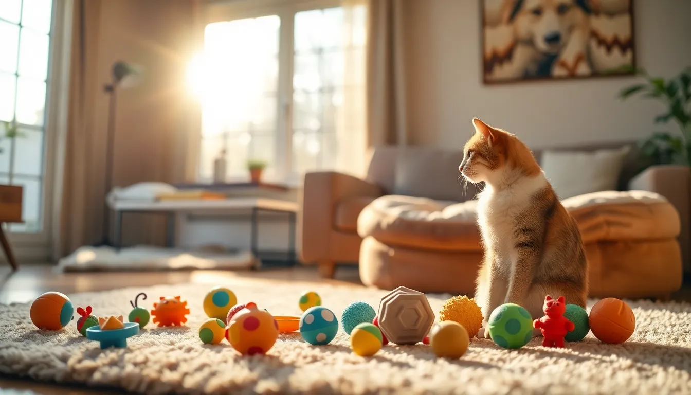 행복하게 웃는 강아지와 고양이