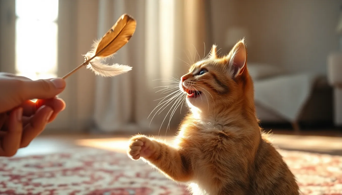 강아지와 고양이가 함께 행복하게 놀고 있는 모습